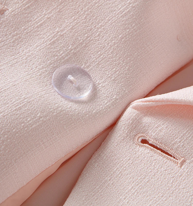 ALTA QUALITÀ Nuova moda 2022 Giacca blazer da donna con bottoni a forma di leone in argento, doppiopetto, giacca da lavoro