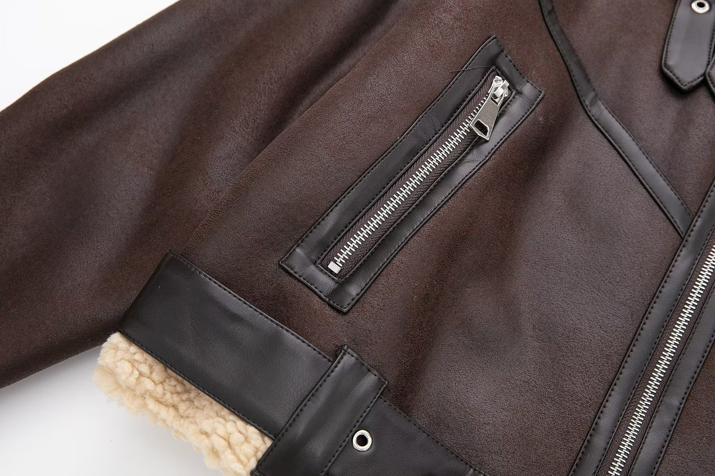 Giacca da donna alla moda autunno, spessa e calda, in pelliccia sintetica, vintage, a maniche lunghe, con cintura e orlo, capispalla da donna, eleganti top