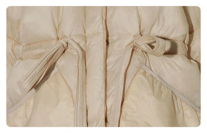 KBAT 2024 Corea Moda Cotone Imbottito Giacca Parka Grande Collo di Pelliccia Inverno Piumino Giacca Donna Spesso Caldo Parka Capispalla Femminile