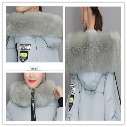 2024 Nuovo cappotto invernale da donna giacca in pelliccia scollo lungo cappotti di base giacche spesse cotone imbottito capispalla parka vestiti femminili 