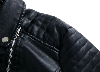 2024 Nuova moda donna finta giacca in pelle primavera autunno cerniera casual pu cappotto donna biker capispalla abbigliamento donna S-XXXL