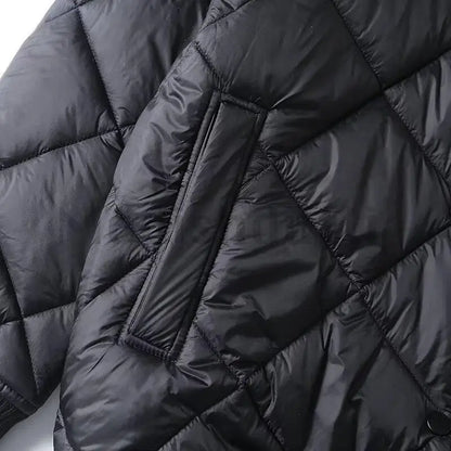 Modishdutti 2024 Giacca da pilota con bottoni larghi alla moda da donna di alta qualità Parka Cappotto da donna con tasche casuali di colore solido