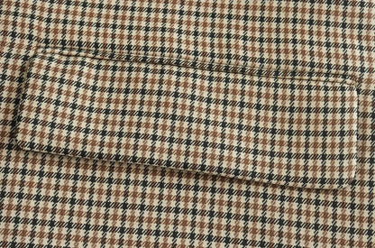 TRAF Donna Moda Doppiopetto Plaid Blazer Cappotto Vintage Manica Lunga Tasche con Patta Donna Capispalla Chic Vestes Femme