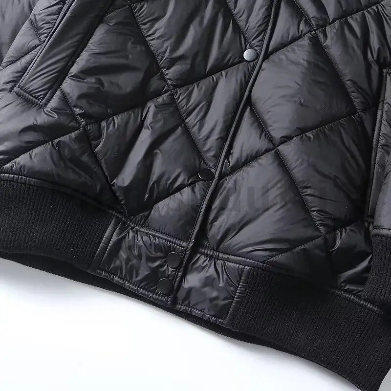 Modishdutti 2024 Giacca da pilota con bottoni larghi alla moda da donna di alta qualità Parka Cappotto da donna con tasche casuali di colore solido
