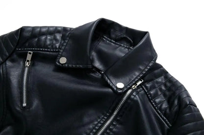 2024 Nuova moda donna finta giacca in pelle primavera autunno cerniera casual pu cappotto donna biker capispalla abbigliamento donna S-XXXL