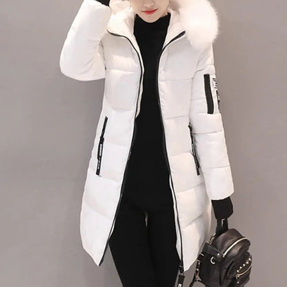 Cappotto da donna con imbottitura in fibra di poliestere per l'inverno
